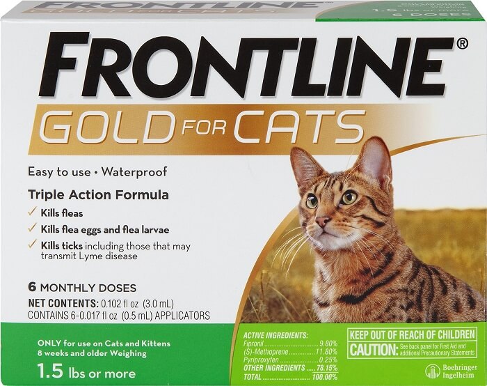 frontline gold per gatti