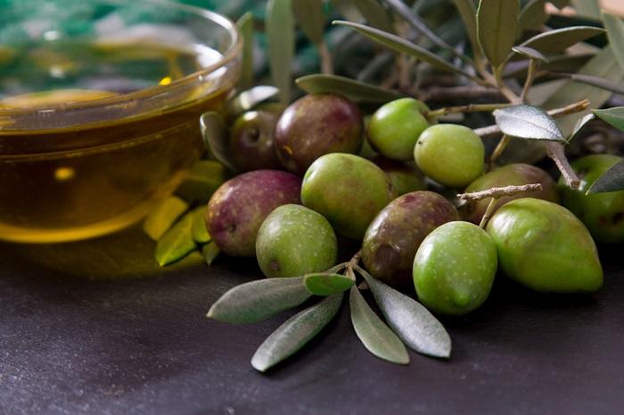 olive frutta e olio d'oliva