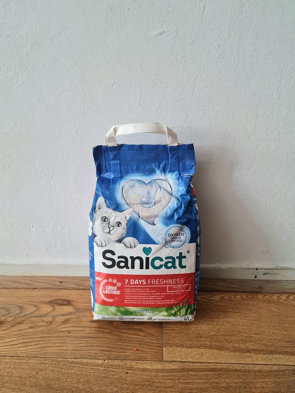 Lettiera per gatti Sanicat 7 giorni Aloe Vera