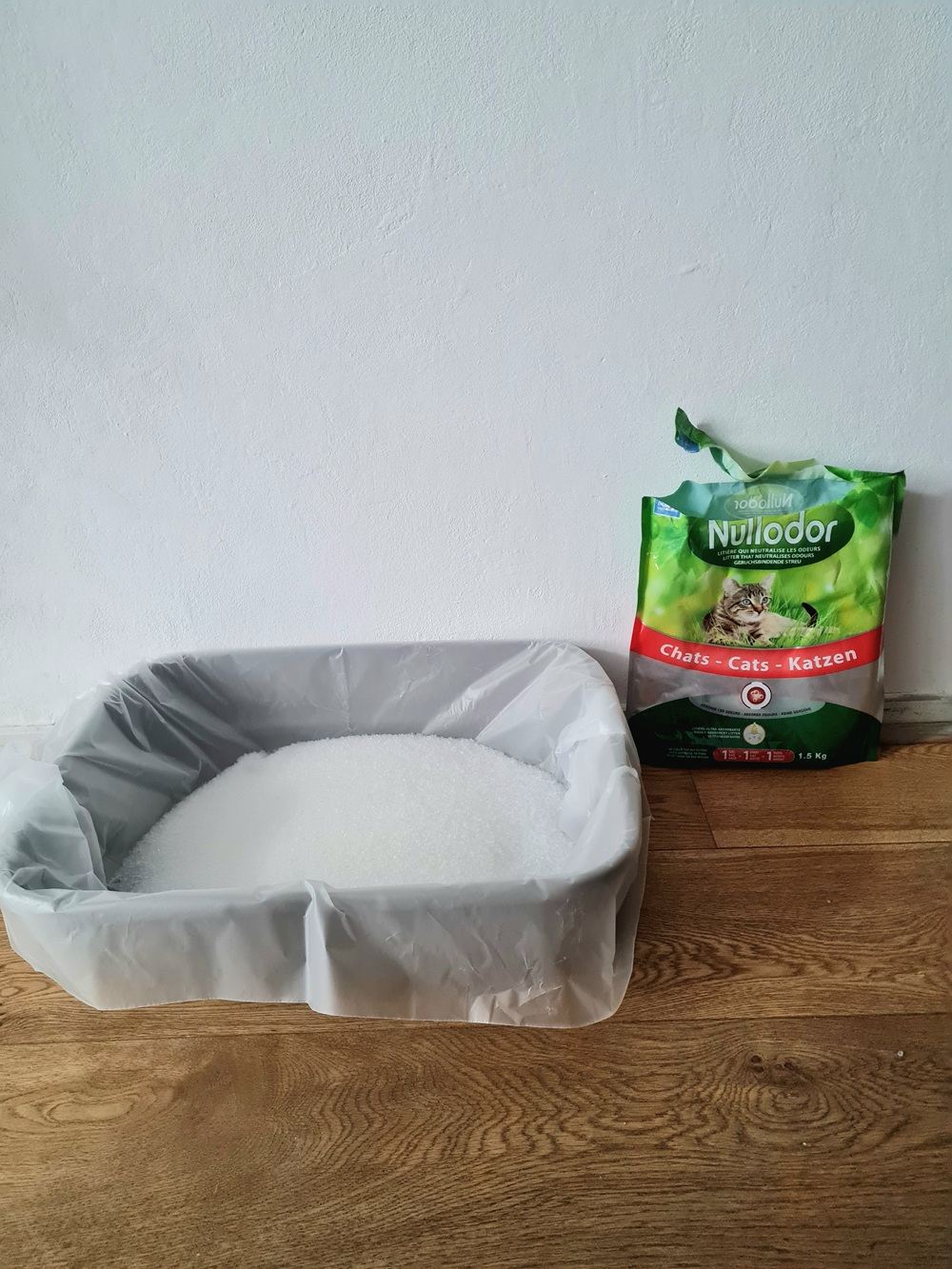 Lettiera per gatti al silicato Nullodor
