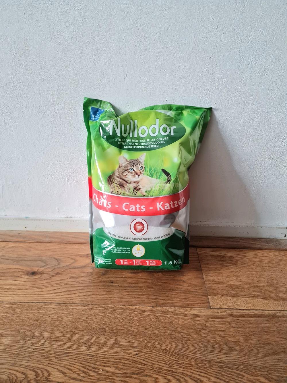 Lettiera per gatti al silicato Nullodor